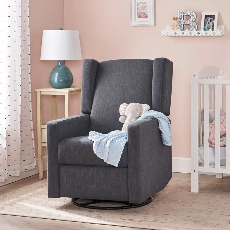 Latitude Run® Bines Upholstered Swivel Recliner