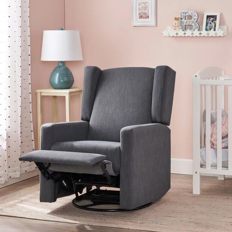 Latitude Run® Bines Upholstered Swivel Recliner