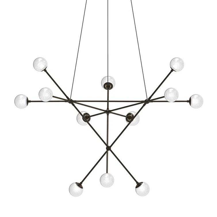 SONNEMAN Proton™ 12 - Light Dimmable LED Sputnik Sphere Chandelier