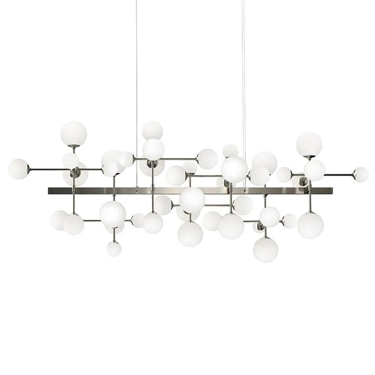 Nebula 11 - Light Dimmable LED Kitchen Island Linear Chandelier