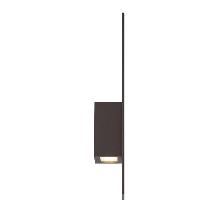 WAC Lighting Icon 20" 2-Light Aluminum Indoor and Outdoor Wall Light in Bronze