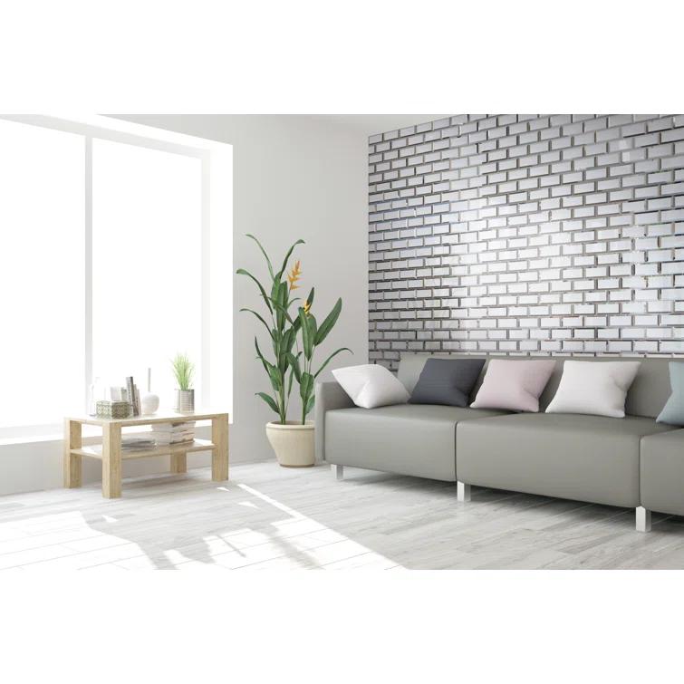 Reflection 3" x 6" Glass Mosaic Wall Tile