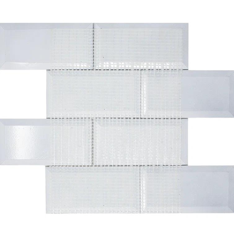 Reflection 3" x 6" Glass Mosaic Wall Tile