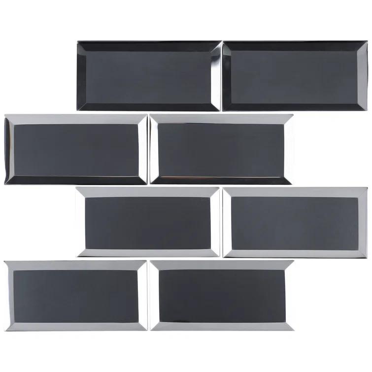 Reflection 3" x 6" Glass Mosaic Wall Tile