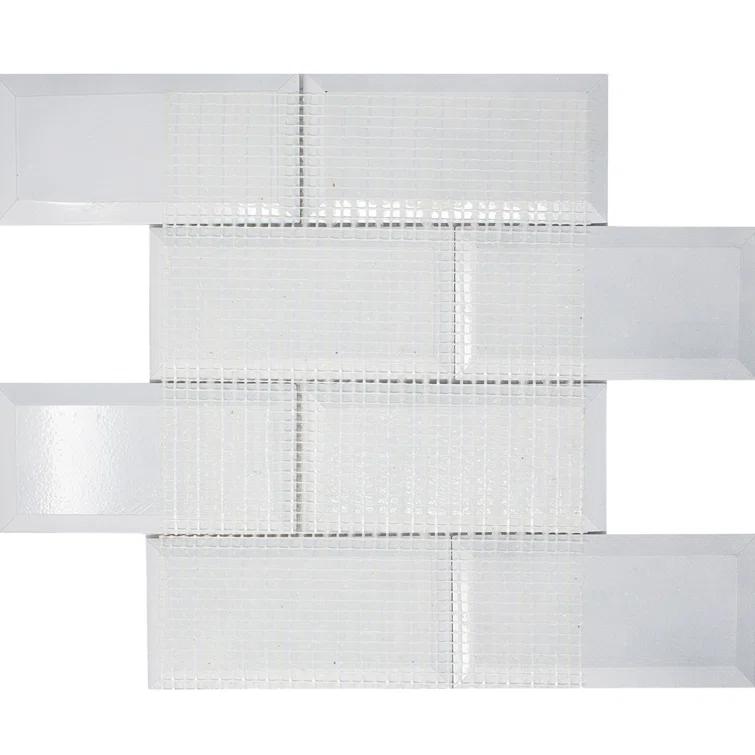 Reflection 3" x 6" Glass Mosaic Wall Tile