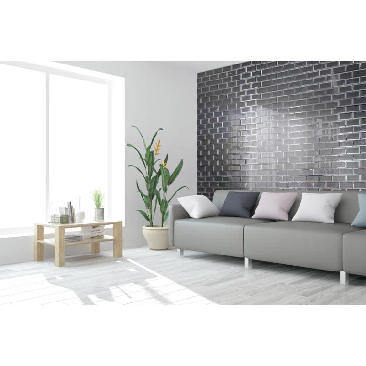 Reflection 3" x 6" Glass Mosaic Wall Tile