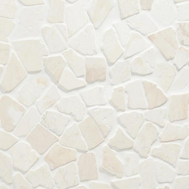 Picturesque Tumbled 11.81 in. x 11.81 in. Gray Floor and Wall Mosaic (0.97 sq. ft. / Sheet)