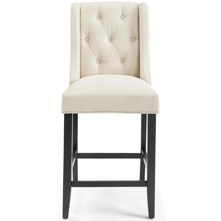Modway Baronet Tufted Button Upholstered Fabric Stool