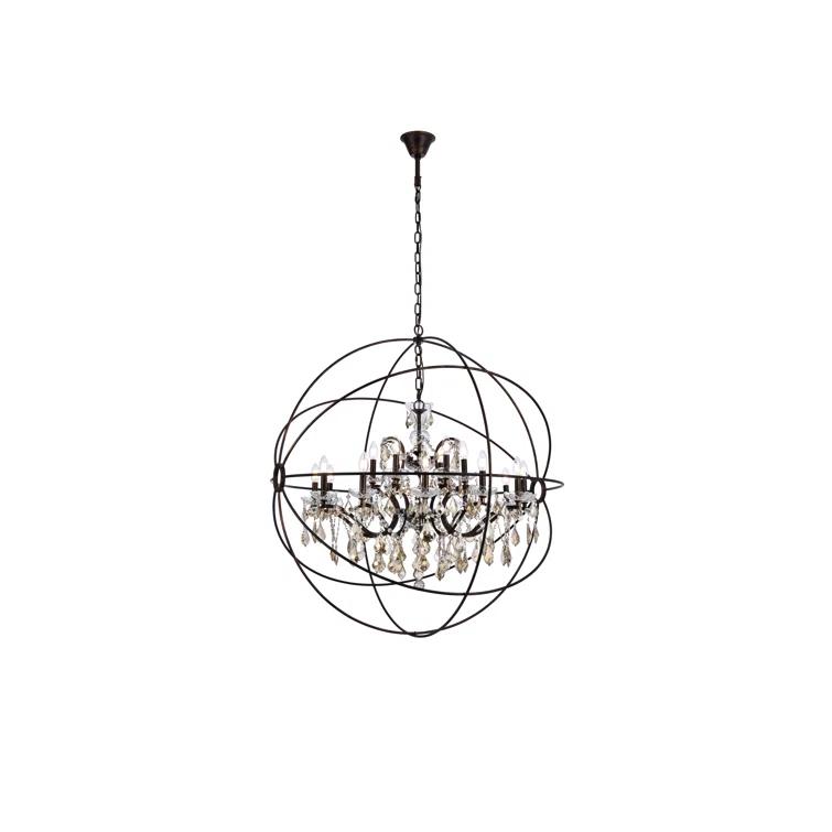 Svante 18 - Light Dimmable Globe Chandelier