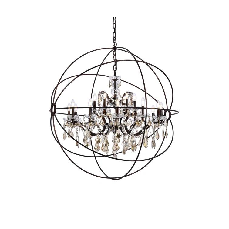 Svante 18 - Light Dimmable Globe Chandelier