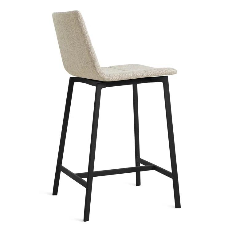 Blu Dot Between Us Upholstered Counter Stool with Metal Frame
