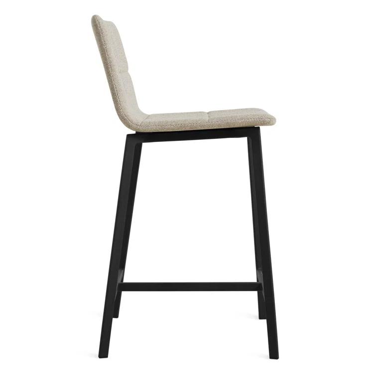 Blu Dot Between Us Upholstered Counter Stool with Metal Frame