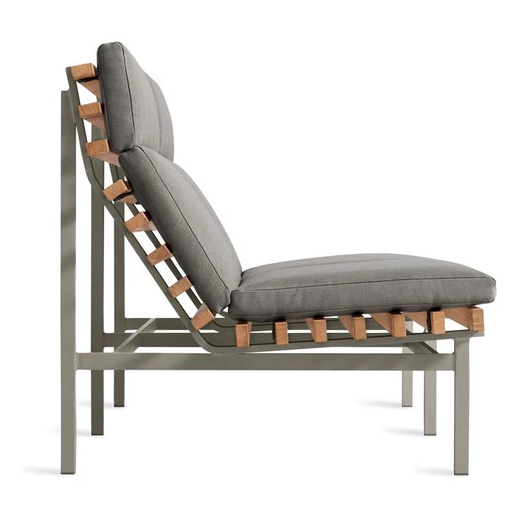 Perch 59'' Powder Coated Aluminum Outdoor Loveseat