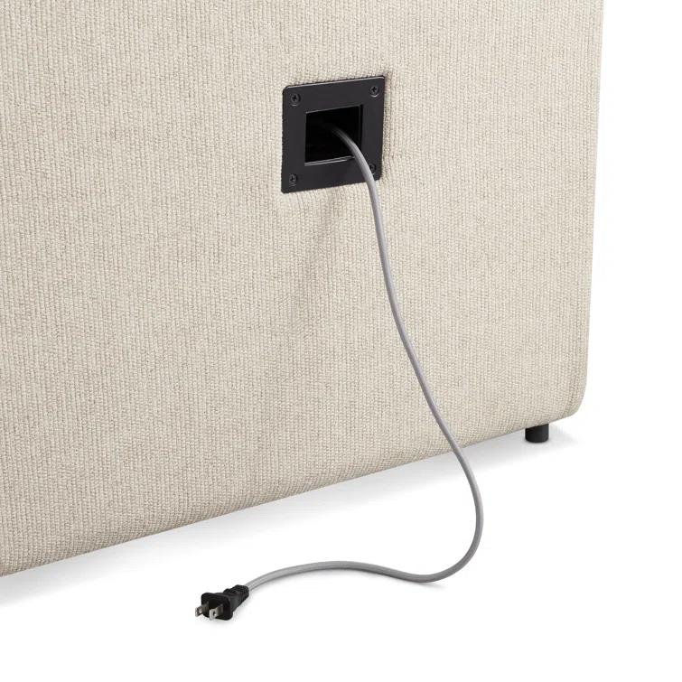 Hunker Upholstered Panel Bed