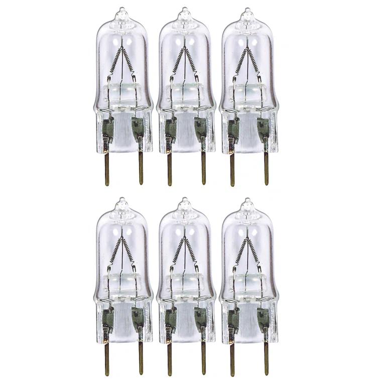 Satco S3543 1/Card 120V 100-Watt T4 G8 Base Light Bulb, Clear