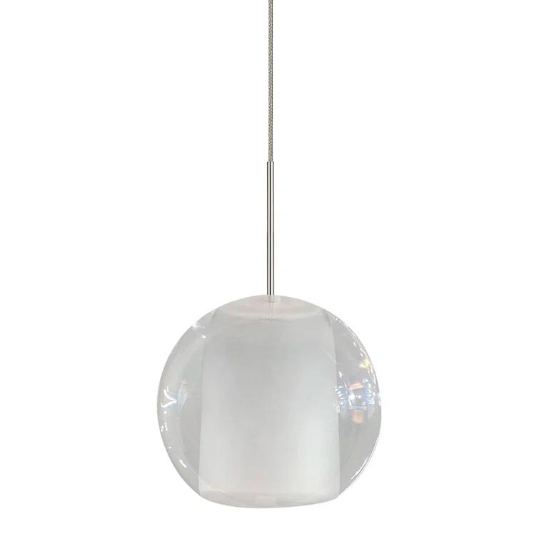 Gracie 7 - Light Satin Nickel Cluster Pendant