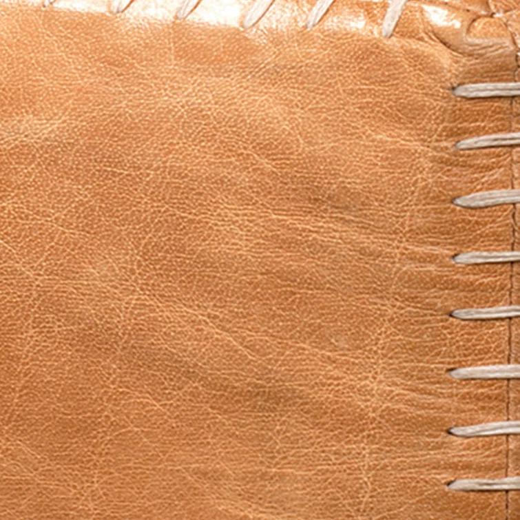 Jamie Young Company Leather Pouf