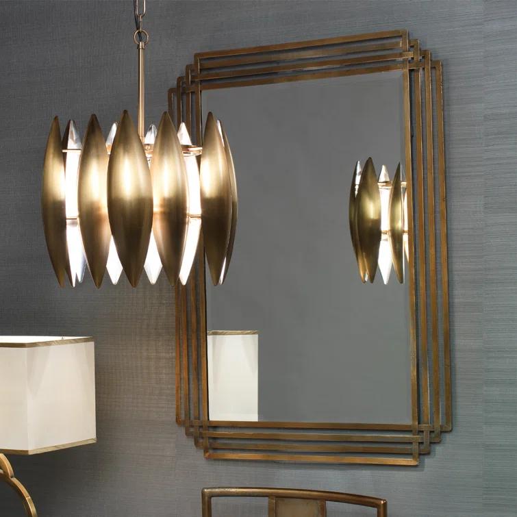 LOOMLAN Metal Flat Wall Mirror