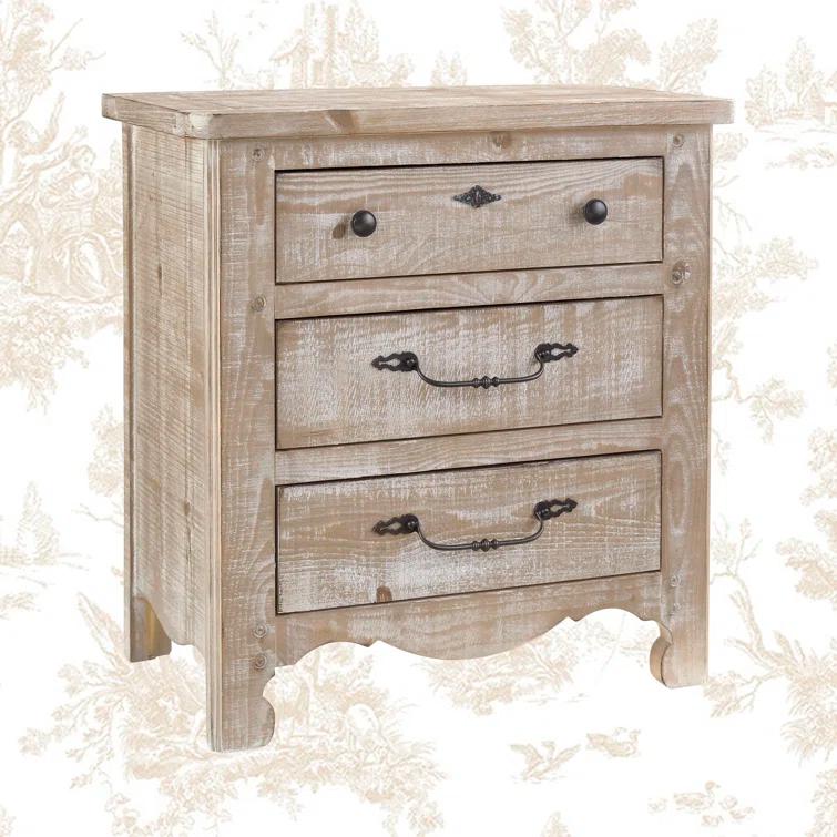 Thorin 3-Drawer Nightstand
