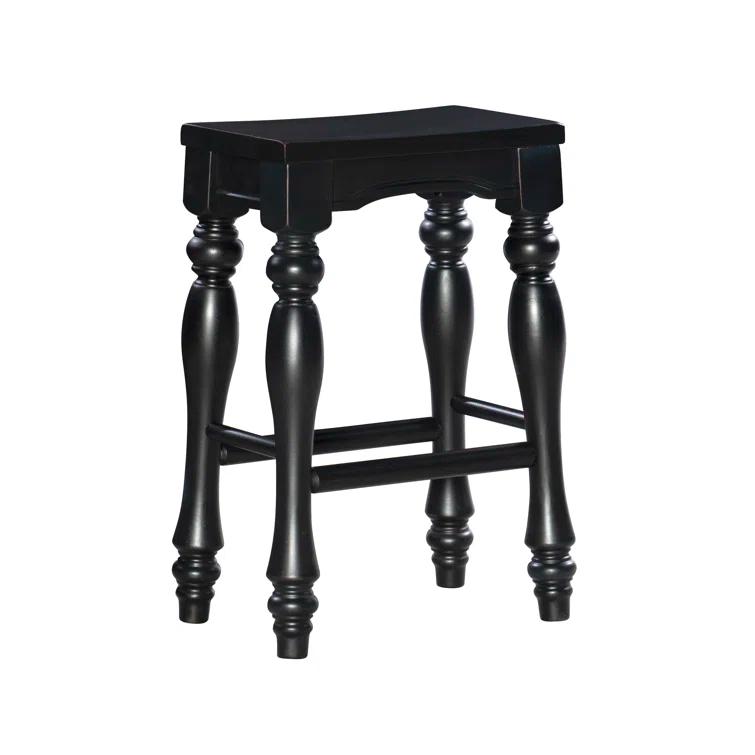 Clemente Counter Stool with Solid Wood Frame