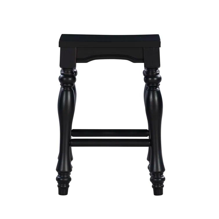 Clemente Counter Stool with Solid Wood Frame