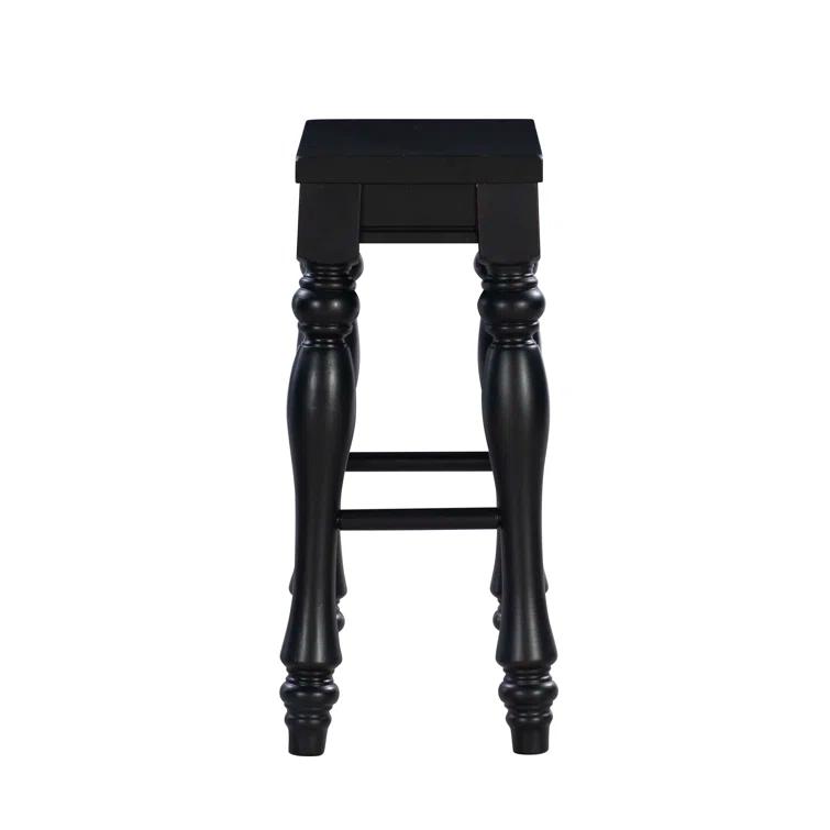 Clemente Counter Stool with Solid Wood Frame