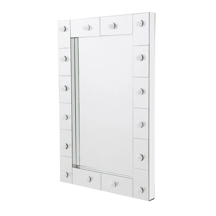 Montreal Glass Flat LED Wall Mirror