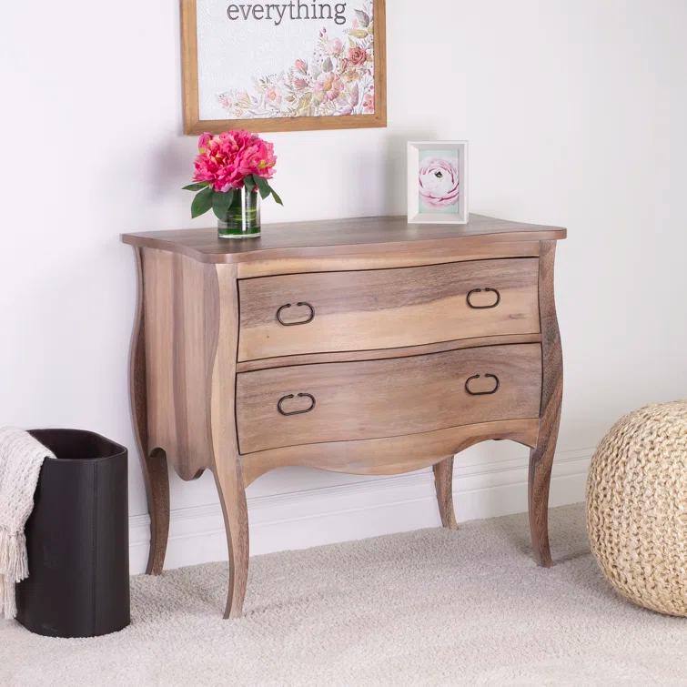 Butler Easterbrook Solid Wood 2 - Drawer Accent Chest & Reviews | Perigold