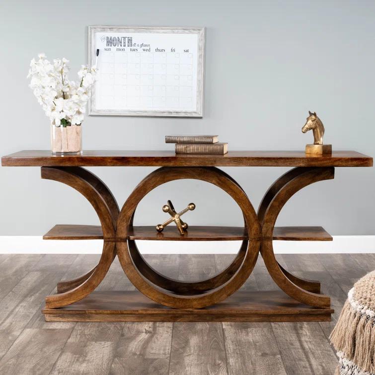 Butler Specialty Stowe Rustic Modern Console Table In Brown