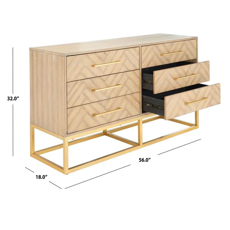 Sheldon 6 - Drawer Double Dresser