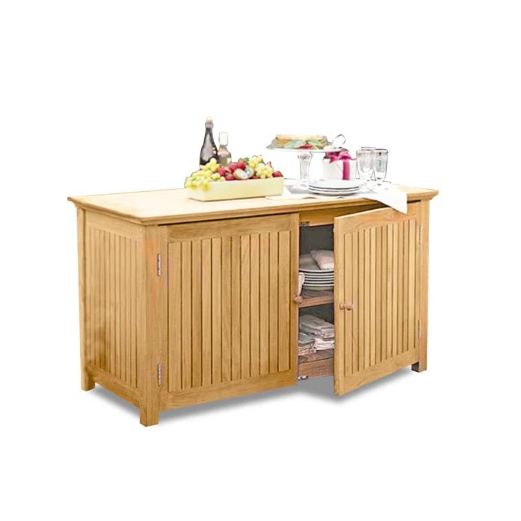 WholesaleTeak Outdoor Patio Grade-A Teak Wood Chest Storage Cabinet #WMSTCH