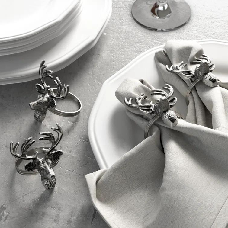 Reindeer Napkin Ring (Set of 4)