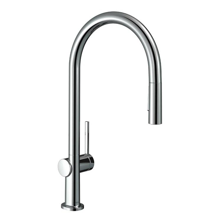 hansgrohe Talis N HighArc Kitchen Faucet, O-Style 2-Spray Pull-Down, 1.75 GPM