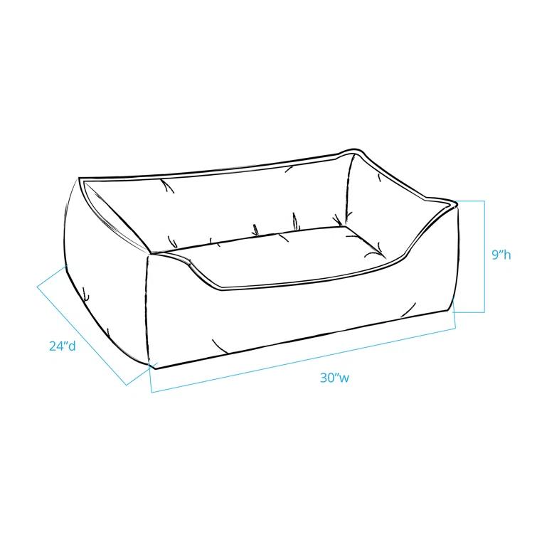 Acadia Striped Pet Bed