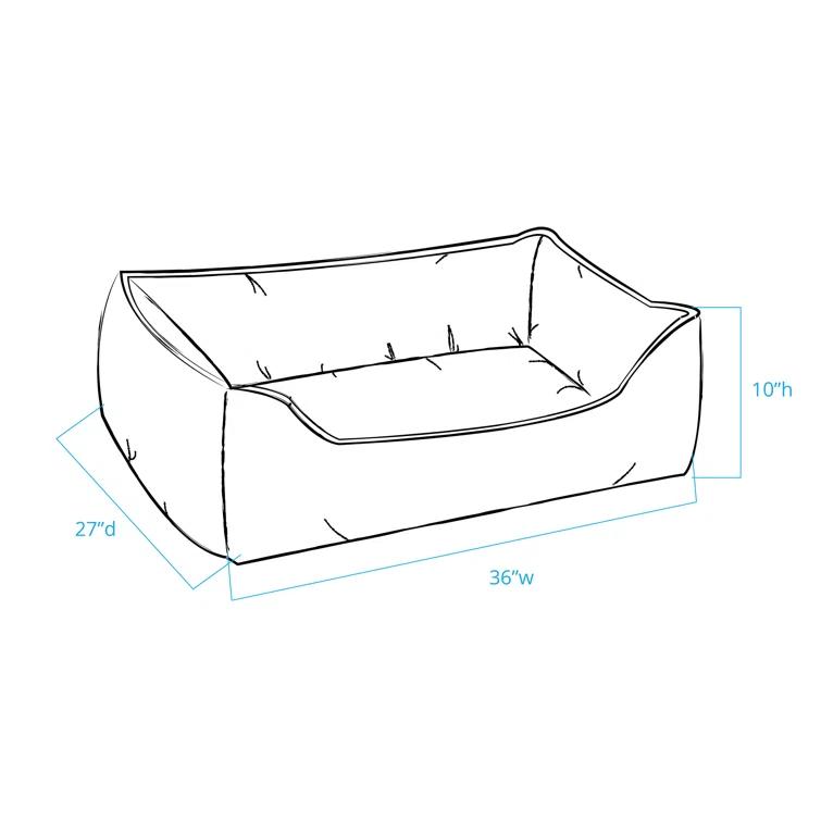 Glacier Striped Pet Bed