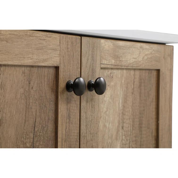 Lark Manor™ Soma 24'' Single Bathroom Vanity with Engineered Marble Top