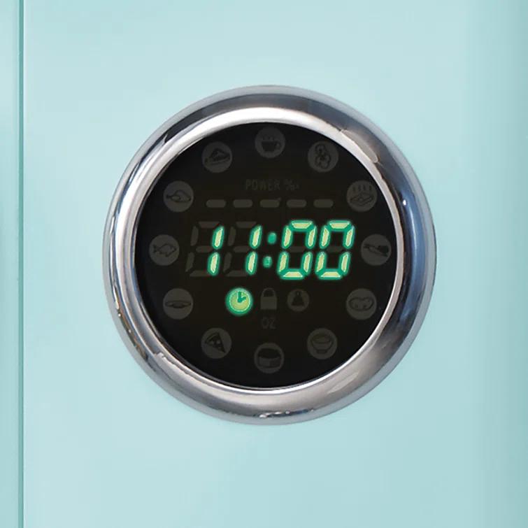 Nostalgia Retro 19" 0.9 cu ft. 800-Watt Countertop Microwave Oven