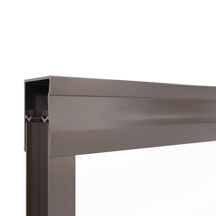 Classic 56" W x 57" H Bypass Frameless Tub Door