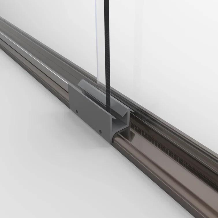 Classic 56" W x 57" H Bypass Frameless Tub Door