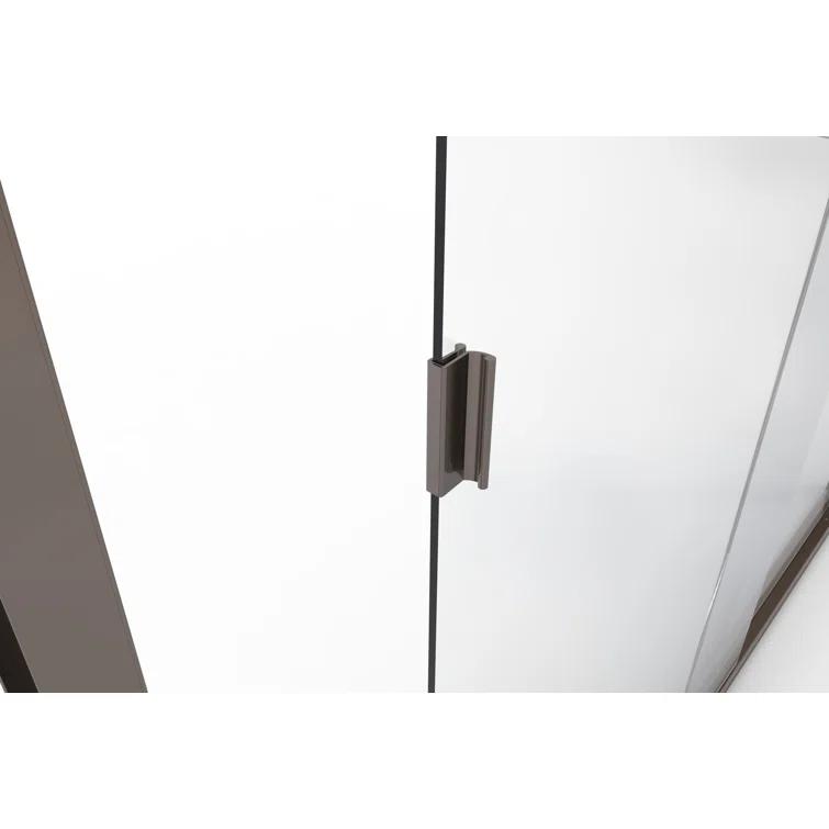 Classic 56" W x 57" H Bypass Frameless Tub Door