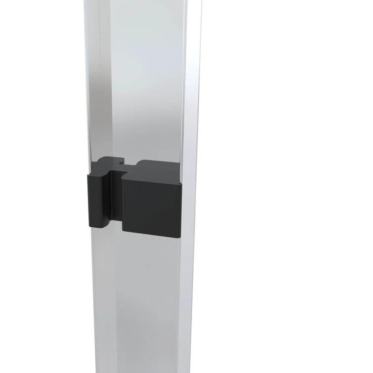 Classic 56" W x 57" H Bypass Frameless Tub Door