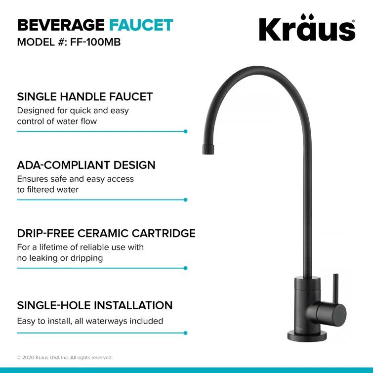 Purita 100% Lead-Free Kitchen Water Filter Faucet