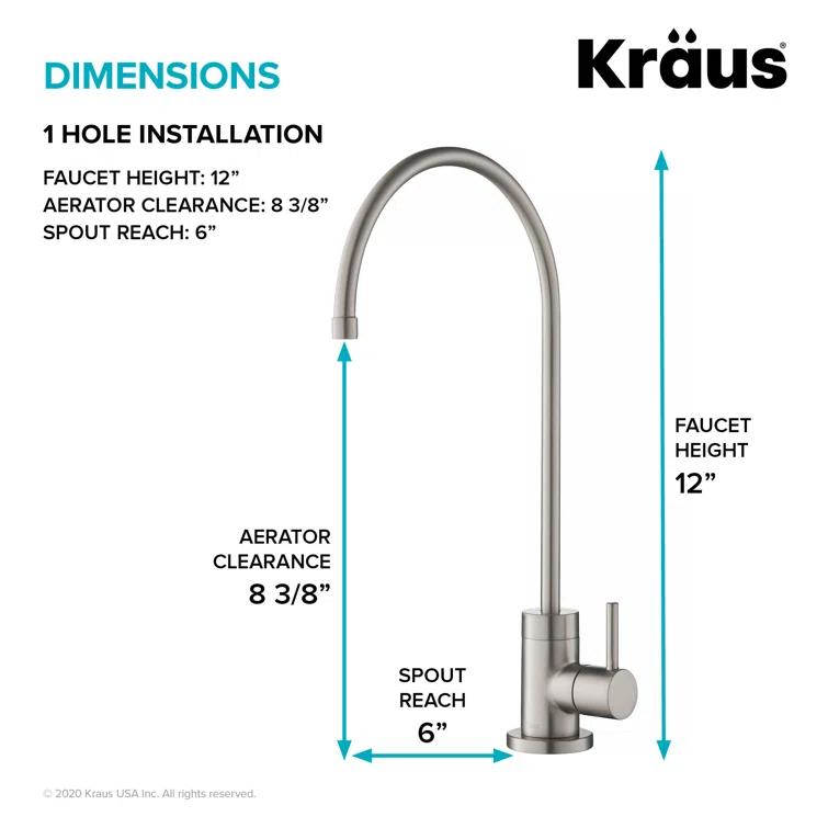 Purita 100% Lead-Free Kitchen Water Filter Faucet