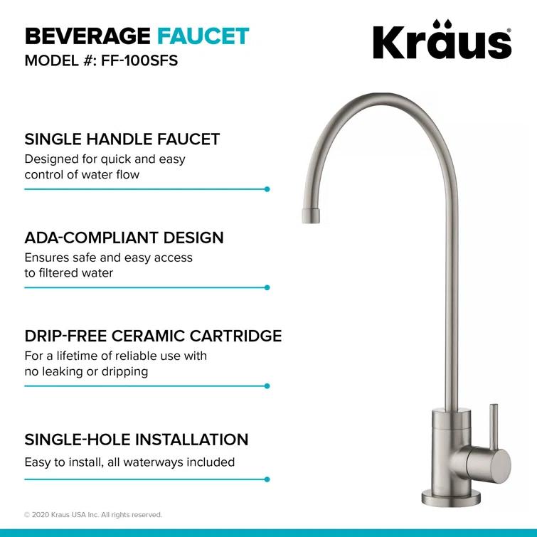 Purita 100% Lead-Free Kitchen Water Filter Faucet