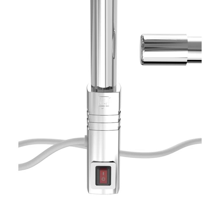 WarmlyYours TW-E4PCP Elements Towel Warmer, Polished Chrome, Plug-in, 4 Bars
