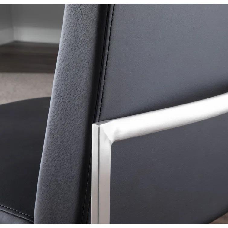 Chuyen 19.25'' H Upholstered Metal Side Chair