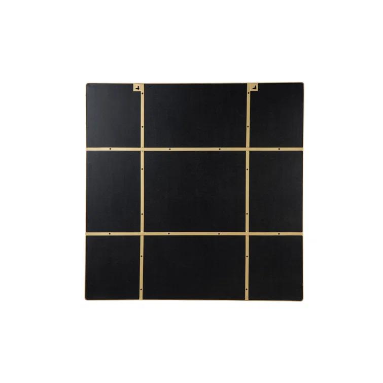 Silerton Metal Square Mirror