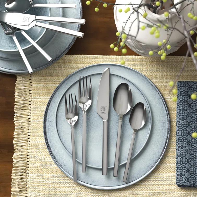 Opus 45 Piece Flatware Set Polished