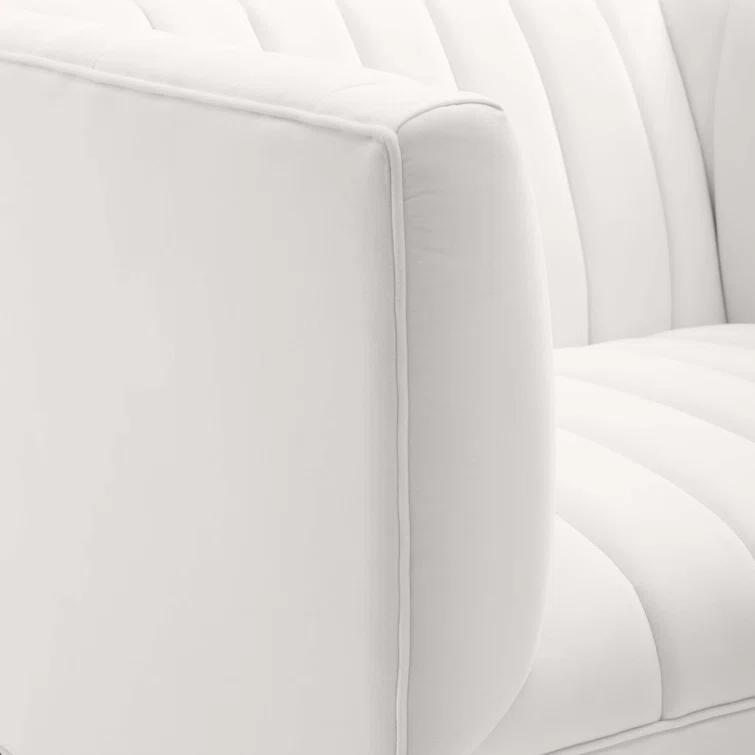 Modway Shift Channel Tufted Performance Velvet Armchair