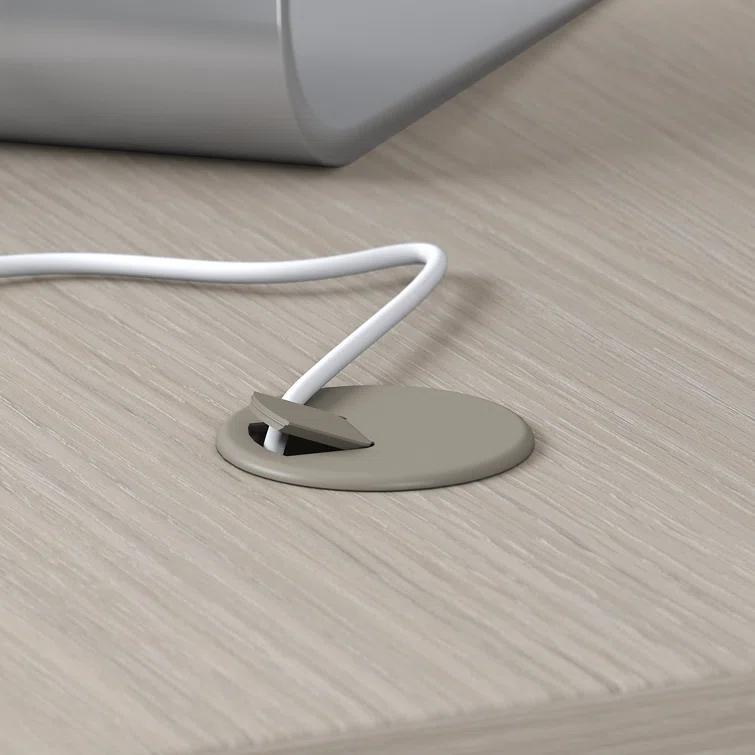 Studio C Executive Office Desk with Mobile File Cabinet